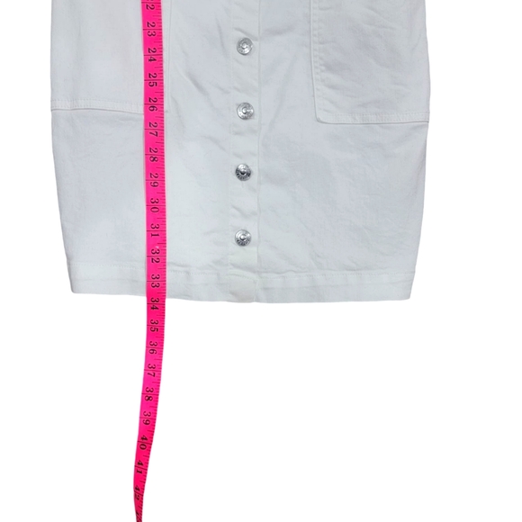 (W) White Overall Dress From Forever 21 - Picture 6 of 6